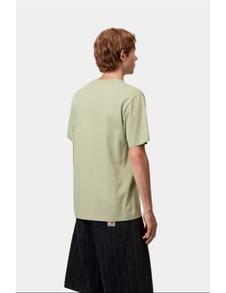 S/S Pocket T-Shirt - CARHARTT WIP OLIVA