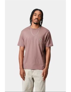S/S Pocket T-Shirt - CARHARTT WIP ROSA