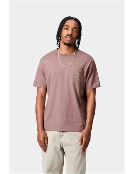 S/S Pocket T-Shirt - CARHARTT WIP ROSA