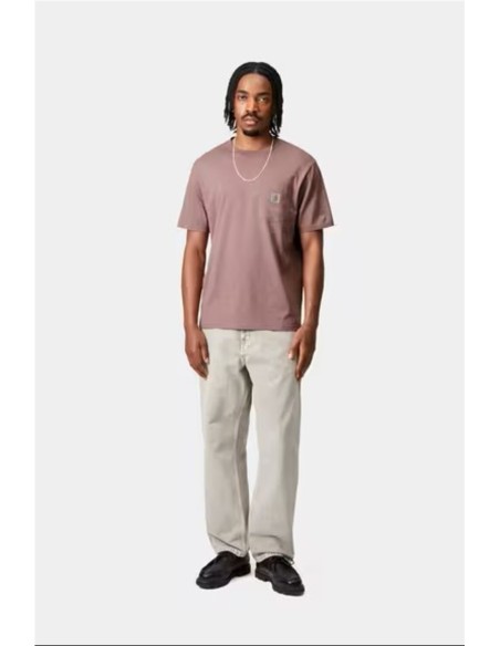 S/S Pocket T-Shirt - CARHARTT WIP ROSA