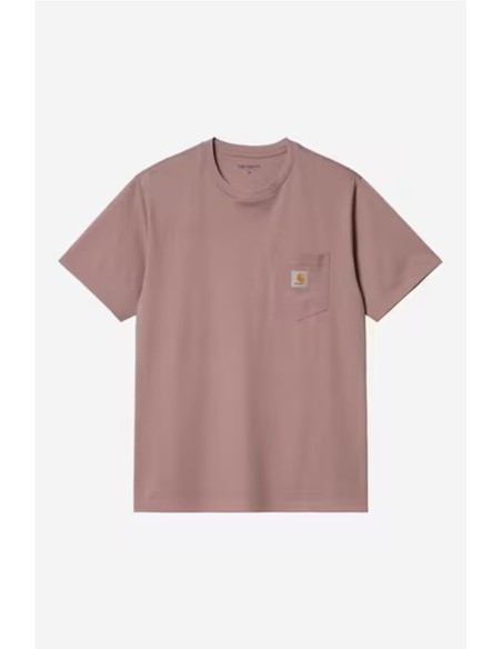 S/S Pocket T-Shirt - CARHARTT WIP ROSA