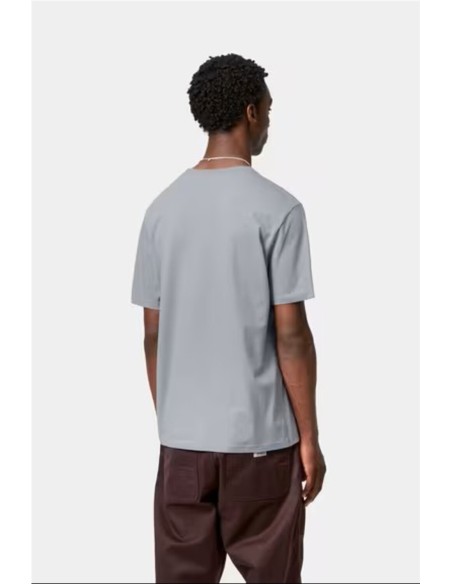 S/S Pocket T-Shirt - CARHARTT WIP AZUL GRISACEO