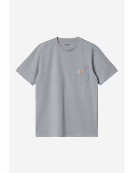 S/S Pocket T-Shirt - CARHARTT WIP AZUL GRISACEO