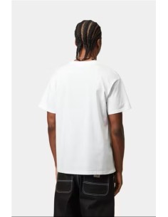 S/S Script Embroidery T-Shirt - Camiseta CARHARTT WIP BLANCO 2