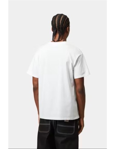 S/S Script Embroidery T-Shirt - Camiseta CARHARTT WIP BLANCO
