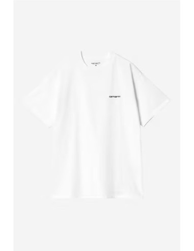 S/S Script Embroidery T-Shirt - Camiseta CARHARTT WIP BLANCO
