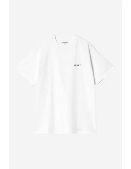 S/S Script Embroidery T-Shirt - Camiseta CARHARTT WIP BLANCO