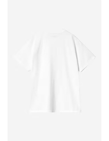 S/S Script Embroidery T-Shirt - Camiseta CARHARTT WIP BLANCO