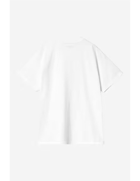 S/S Script Embroidery T-Shirt - Camiseta CARHARTT WIP BLANCO