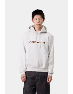 Hooded Carhartt Sweatshirt - Sudadera CARHARTT WIP GRIS CLARO