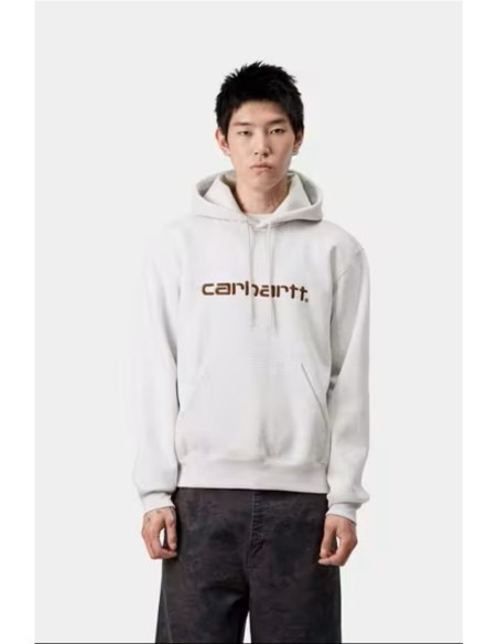 Hooded Carhartt Sweatshirt - Sudadera CARHARTT WIP GRIS CLARO