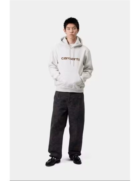 Hooded Carhartt Sweatshirt - Sudadera CARHARTT WIP GRIS CLARO