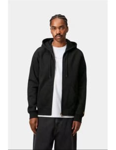 Hooded Chase Jacket - Sudadera abierta CARHARTT WIP NEGRO