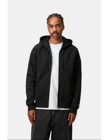 Hooded Chase Jacket - Sudadera abierta CARHARTT WIP NEGRO