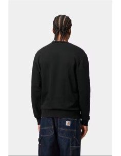 Script Embroidery Sweatshirt - Sudadera crew CARHARTT WIP NEGRO 2