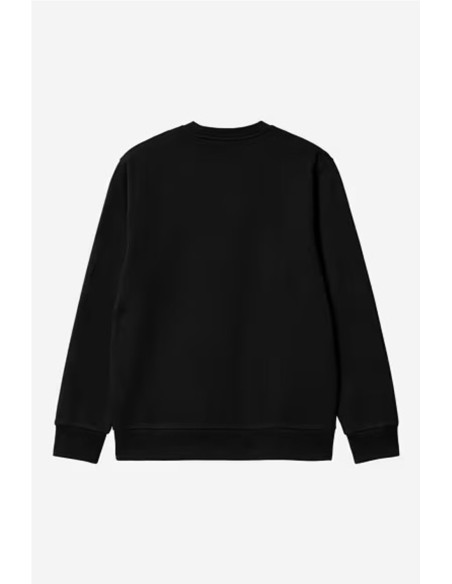 Script Embroidery Sweatshirt - Sudadera crew CARHARTT WIP NEGRO