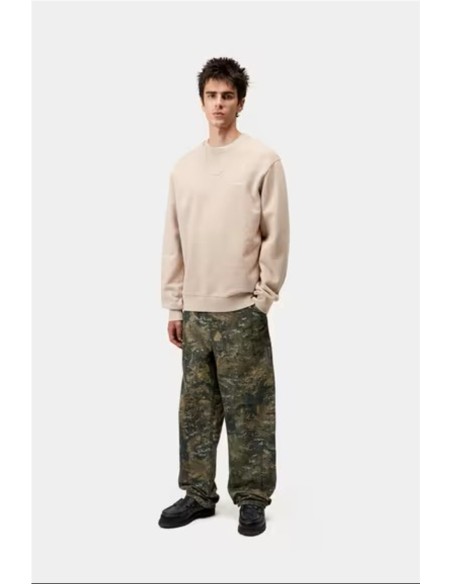 Script Embroidery Sweatshirt - Sudadera crew CARHARTT WIP CRUDO