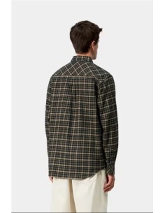 L/S Widmark Shirt - Camisa m/larga CARHARTT WIP VERDE 2