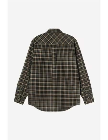 L/S Widmark Shirt - Camisa m/larga CARHARTT WIP VERDE