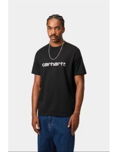 S/S Script T-Shirt - Camiseta CARHARTT WIP NEGRO