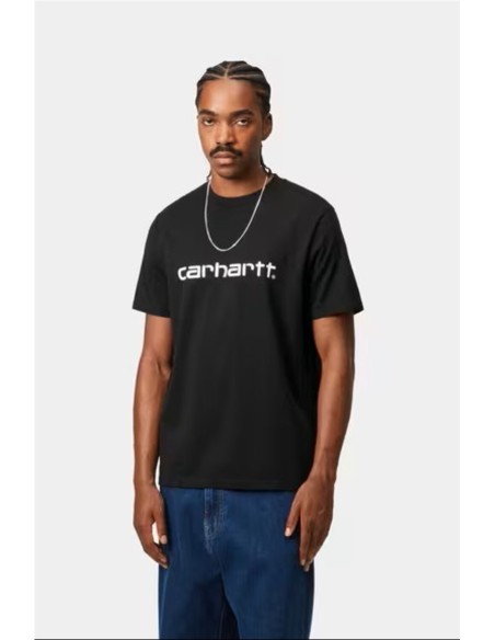 S/S Script T-Shirt - Camiseta CARHARTT WIP NEGRO