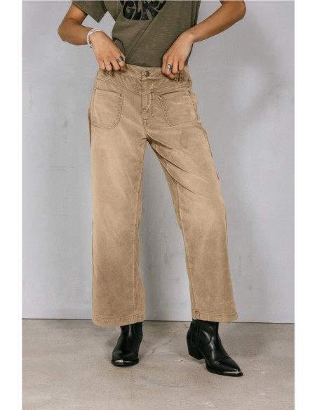 Pantalón de pana Alice - Freeman Porter TOSTADO