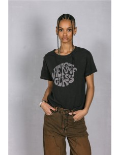 Camiseta Telyssia Heart of Glass - Freeman Porter GRIS