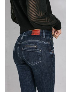Alexa High Waist - Pantalón vaquero Freeman Porter tiro alto DENIM 2