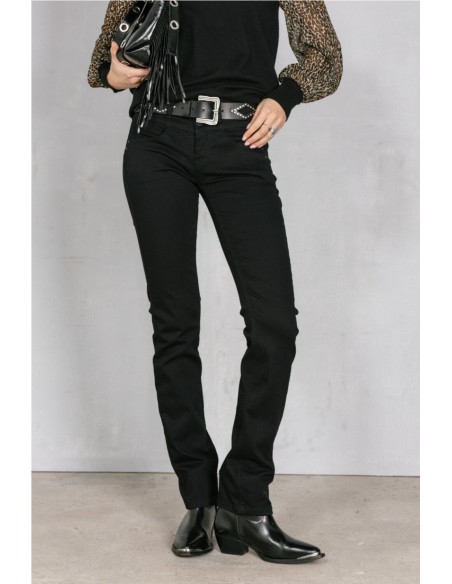 Pantalón Madie recto - Freeman Porter NEGRO