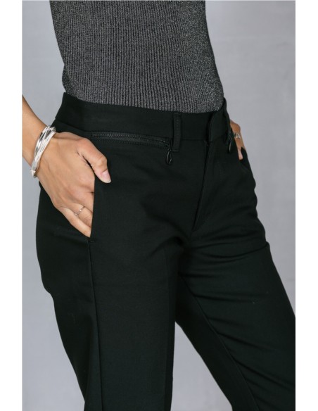 Pantalón chino Willow Polyneo - Freeman Porter NEGRO