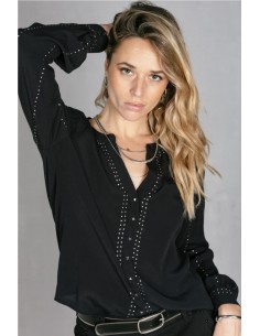 Camisa Cassia Black - Freeman Porter NEGRO 2