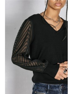 Jersey Camisa Laonie - Freeman Porter NEGRO ZIGZAG