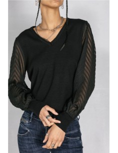 Jersey Camisa Laonie - Freeman Porter NEGRO ZIGZAG 2