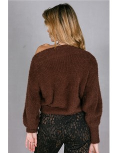 Jersey Peria Rib - Freeman Porter MARRON 2