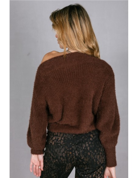 Jersey Peria Rib - Freeman Porter MARRON