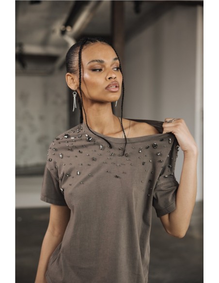 Tomia Grunge - Camiseta Freeman Porter GRIS TOPO