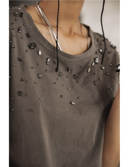 Tomia Grunge - Camiseta Freeman Porter GRIS TOPO