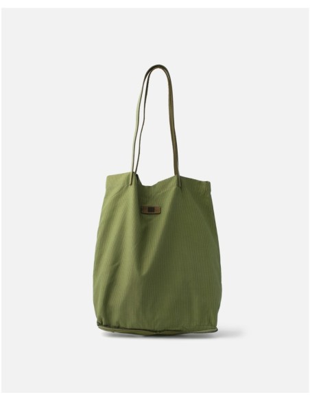 Bolso de hombro BIBA Mansfield Stripes VERDE ACIDO