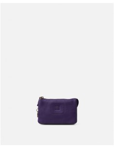 Billetero BIBA Boston de piel VIOLETA