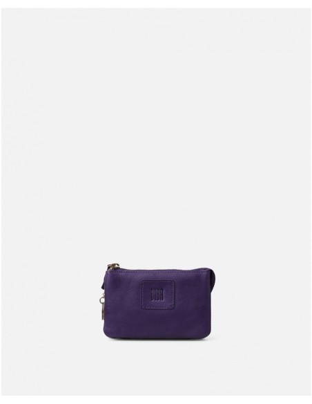 Billetero BIBA Boston de piel VIOLETA