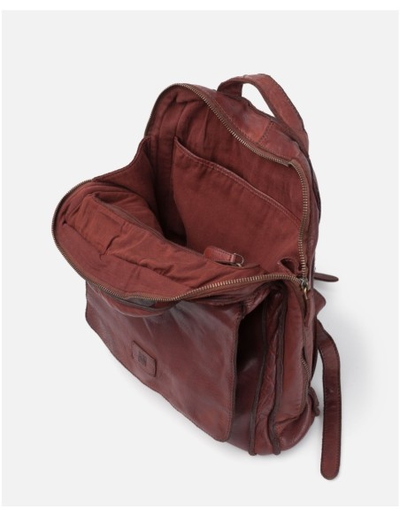 Mochila BIBA Alex de piel CUERO