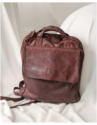 Mochila BIBA Alex de piel CUERO