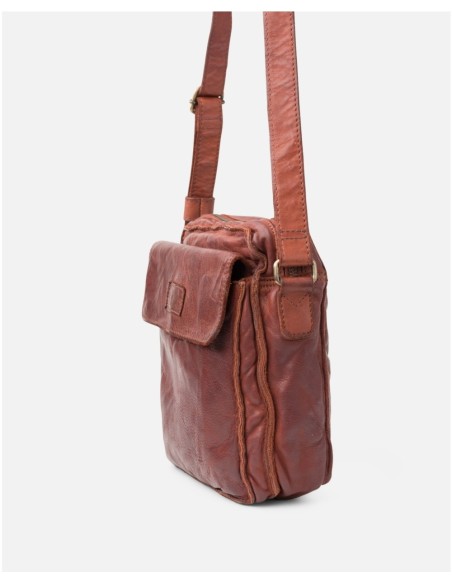 Bandolera BIBA Alex de piel CUERO