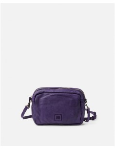 Bandolera BIBA Boston de piel VIOLETA