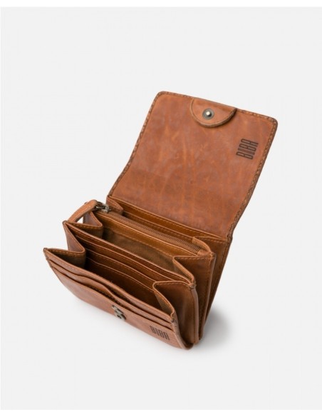 Billetero BIBA Everglades de piel CUERO