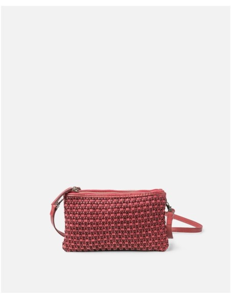 Bandolera BIBA Mullen de piel BURDEOS