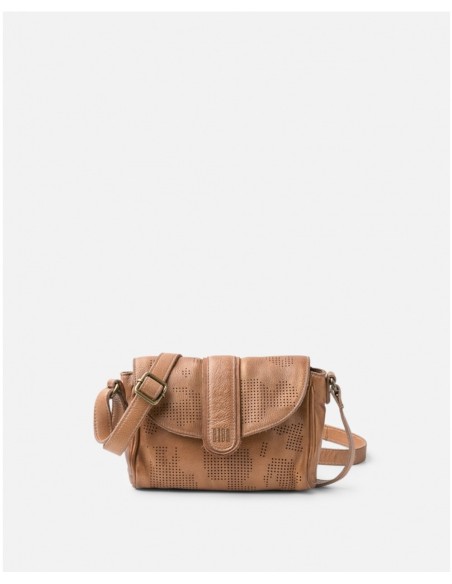 Bandolera BIBA Kaysville de piel TAUPE