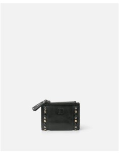 Billetero BIBA Hancock de piel NEGRO