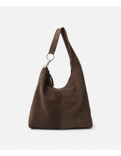 Bolso de hombro BIBA Jackpot de piel MARRON