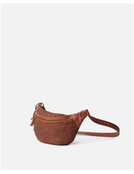 Riñonera BIBA Bristow de piel CUERO